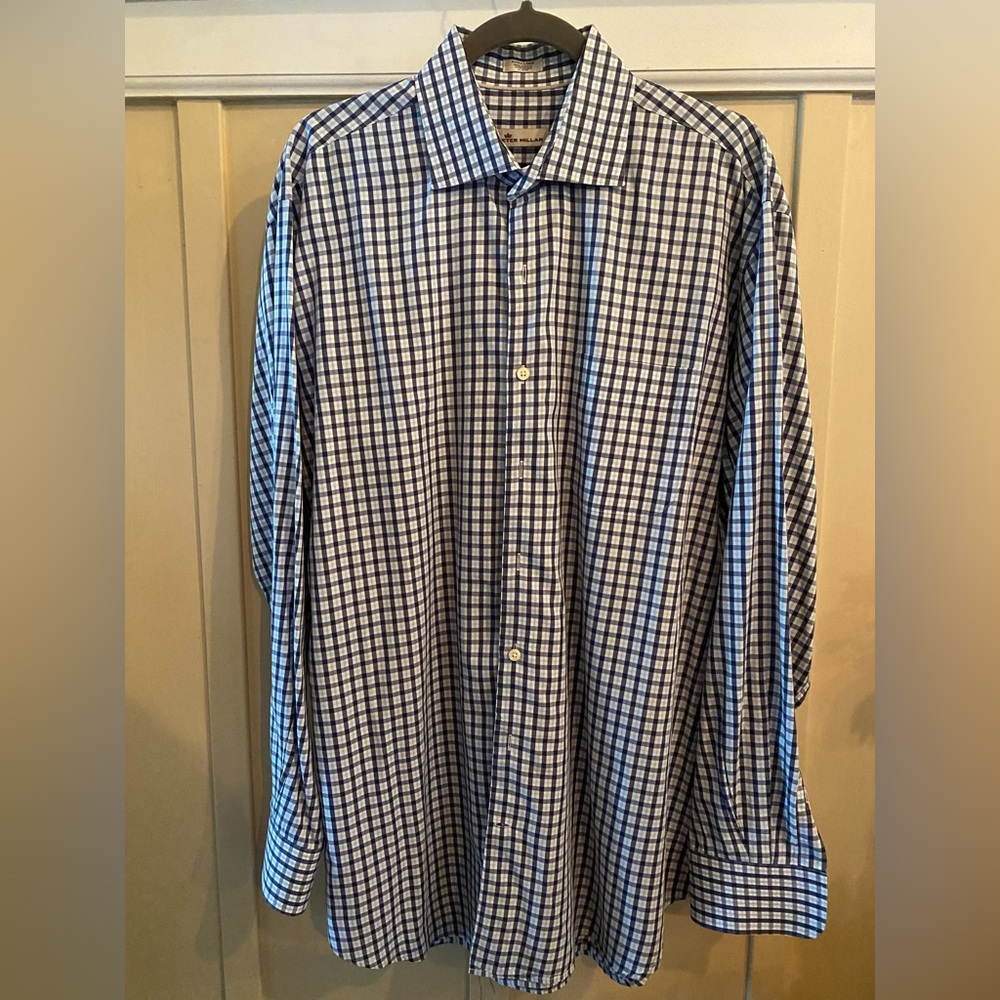 Peter Millar dress shirt long sleeve XL
